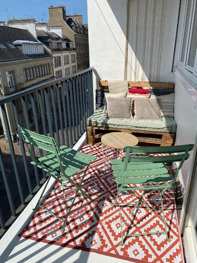 Joli T2 En Centre-Ville Lorient Avec Balcon Cosy Extérieur photo