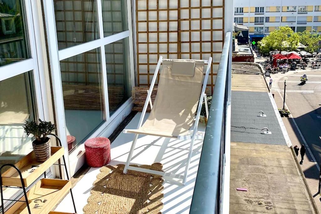 Joli T2 En Centre-Ville Lorient Avec Balcon Cosy Extérieur photo